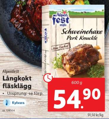 ALPENFEST Långkokt fläsklägg