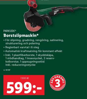 PARKSIDE® Borstslipmaskin