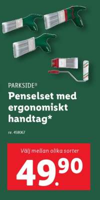 PARKSIDE Penselset med ergonomiskt handtag