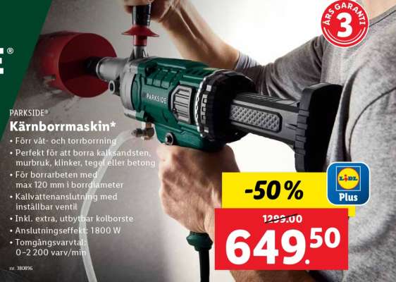 PARKSIDE Kärnborrmaskin