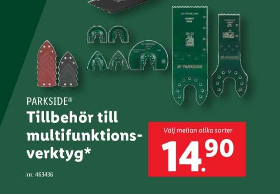 PARKSIDE Tillbehör till multifunktionsverktyg