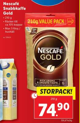 Nescafé Snabbkaffe Gold