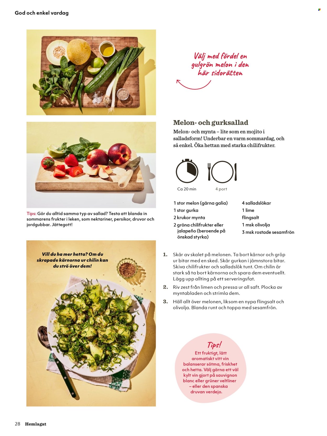 Hemköp reklamblad. Sida 28
