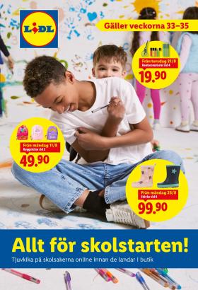 Lidl - Allt för skolstarten!