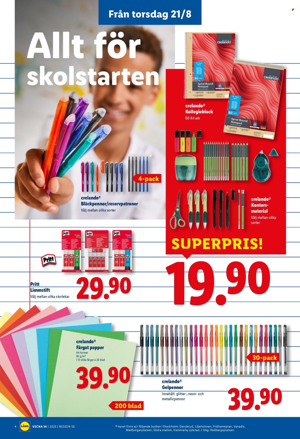 Lidl reklamblad - 11/8 2025 - 31/8 2025. Sida 4