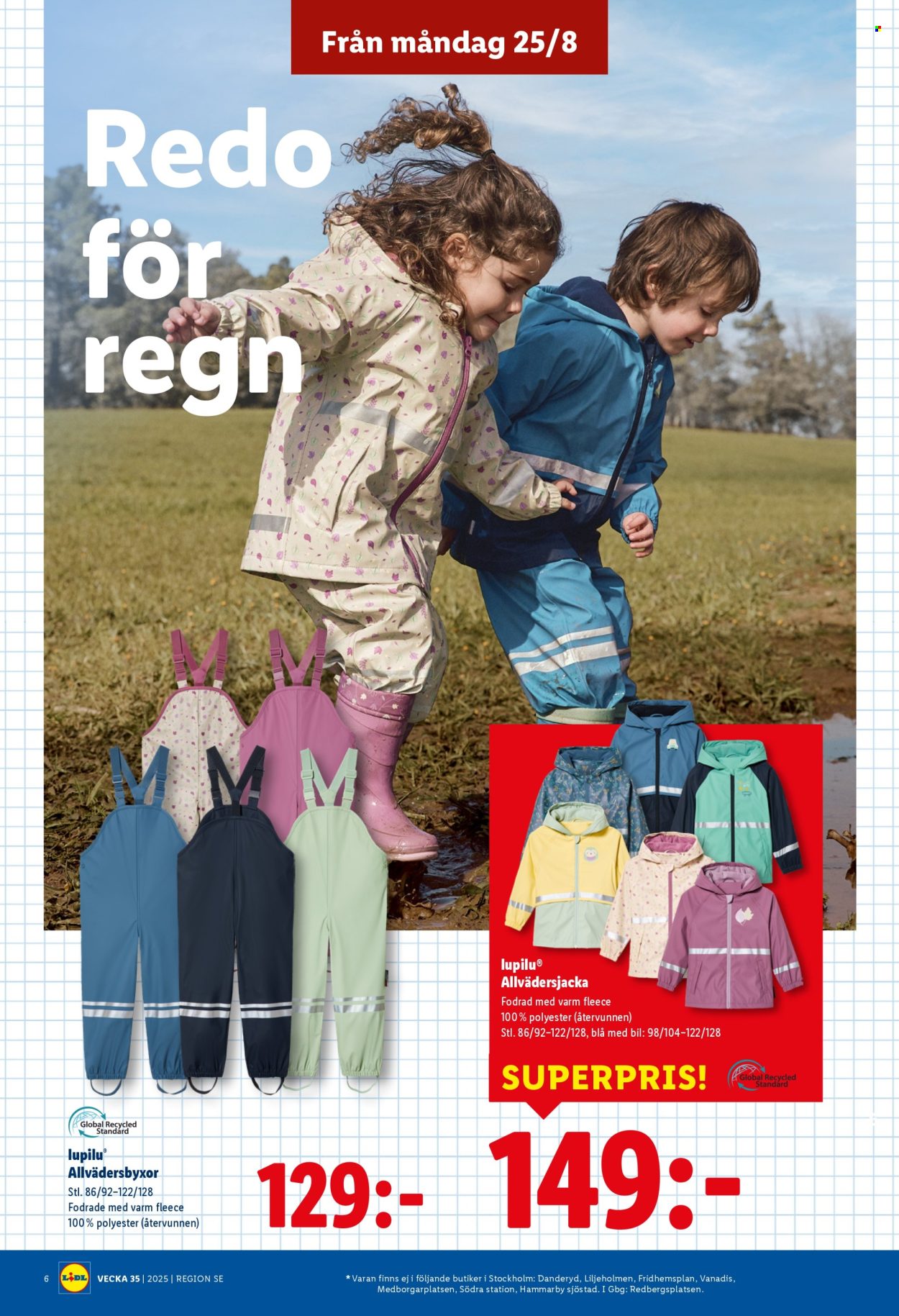 Lidl reklamblad - 11/8 2025 - 31/8 2025. Sida 6