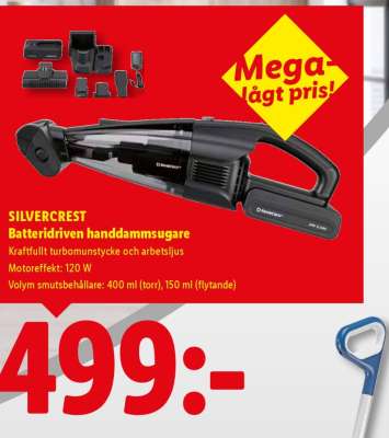 SILVERCREST Batteridriven handdammsugare