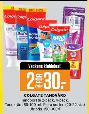COLGATE TANDVÅRD