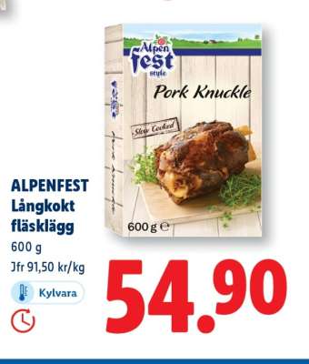 ALPENFEST Långkokt fläsklägg