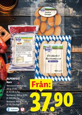 ALPENFEST Korv