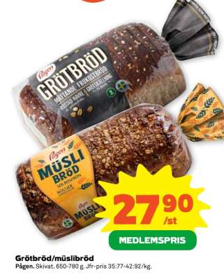 Grötbröd/müslibröd