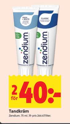 Tandkräm Zendium