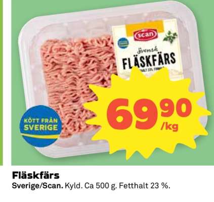 Fläskfärs