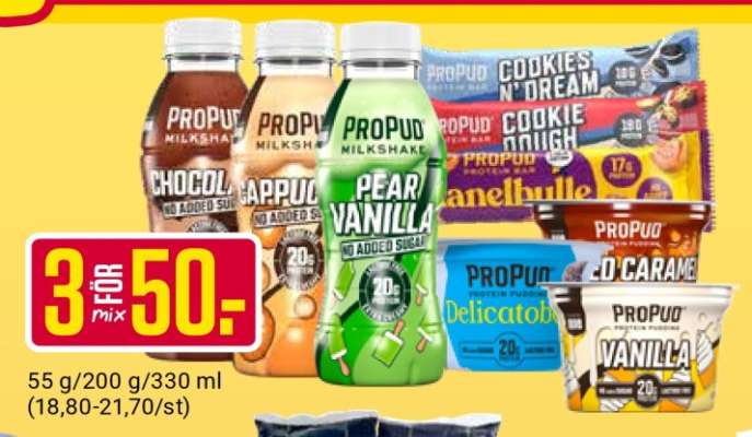 ProPud Milkshake & Snacks