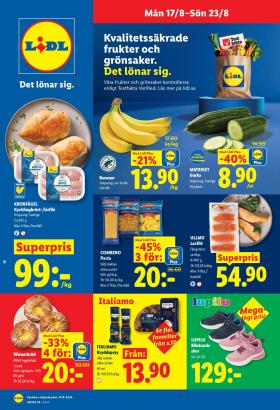 Lidl - ERBJUDANDEN VECKA 34
