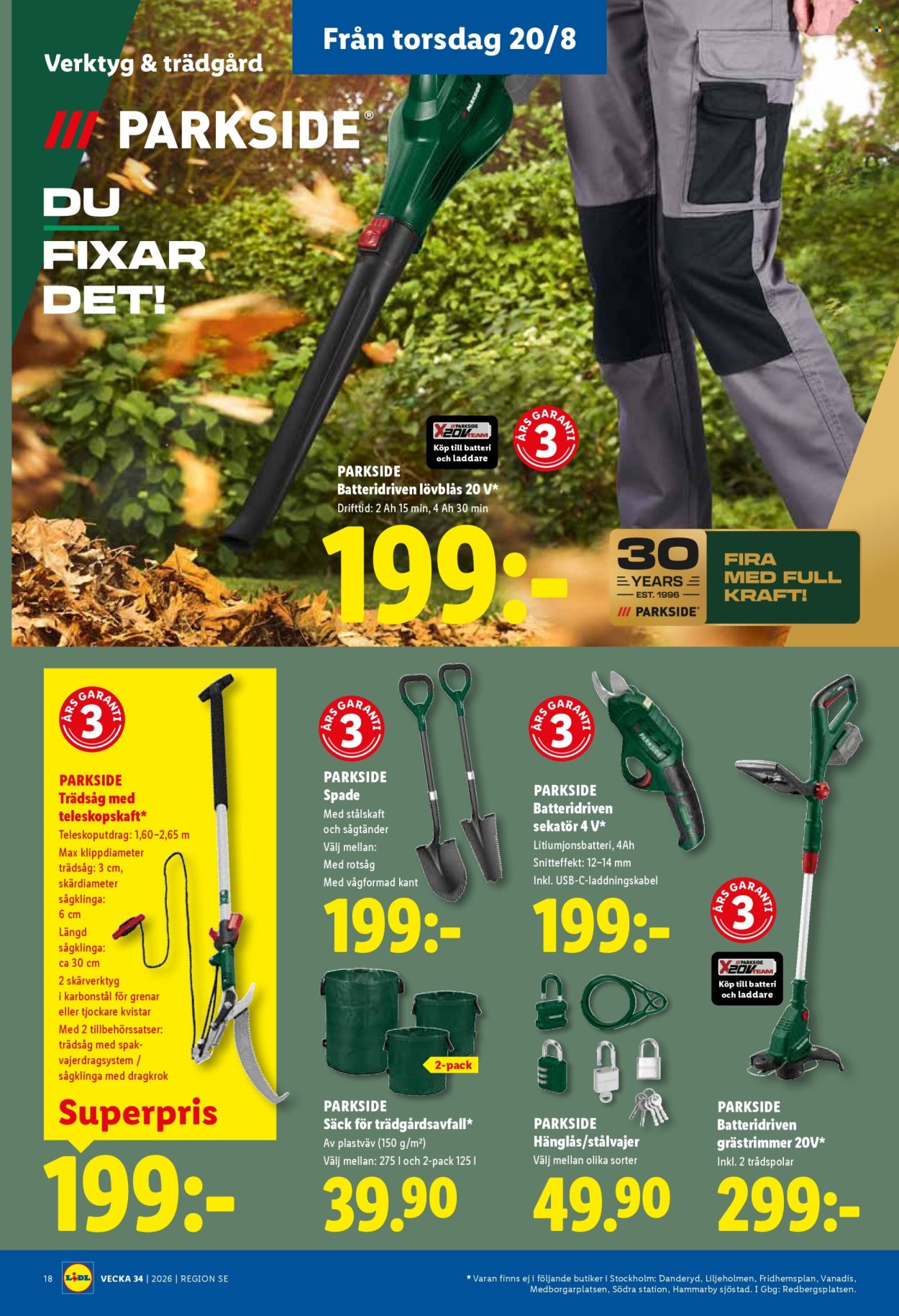 Lidl reklamblad - 17/8 2026 - 23/8 2026. Sida 22