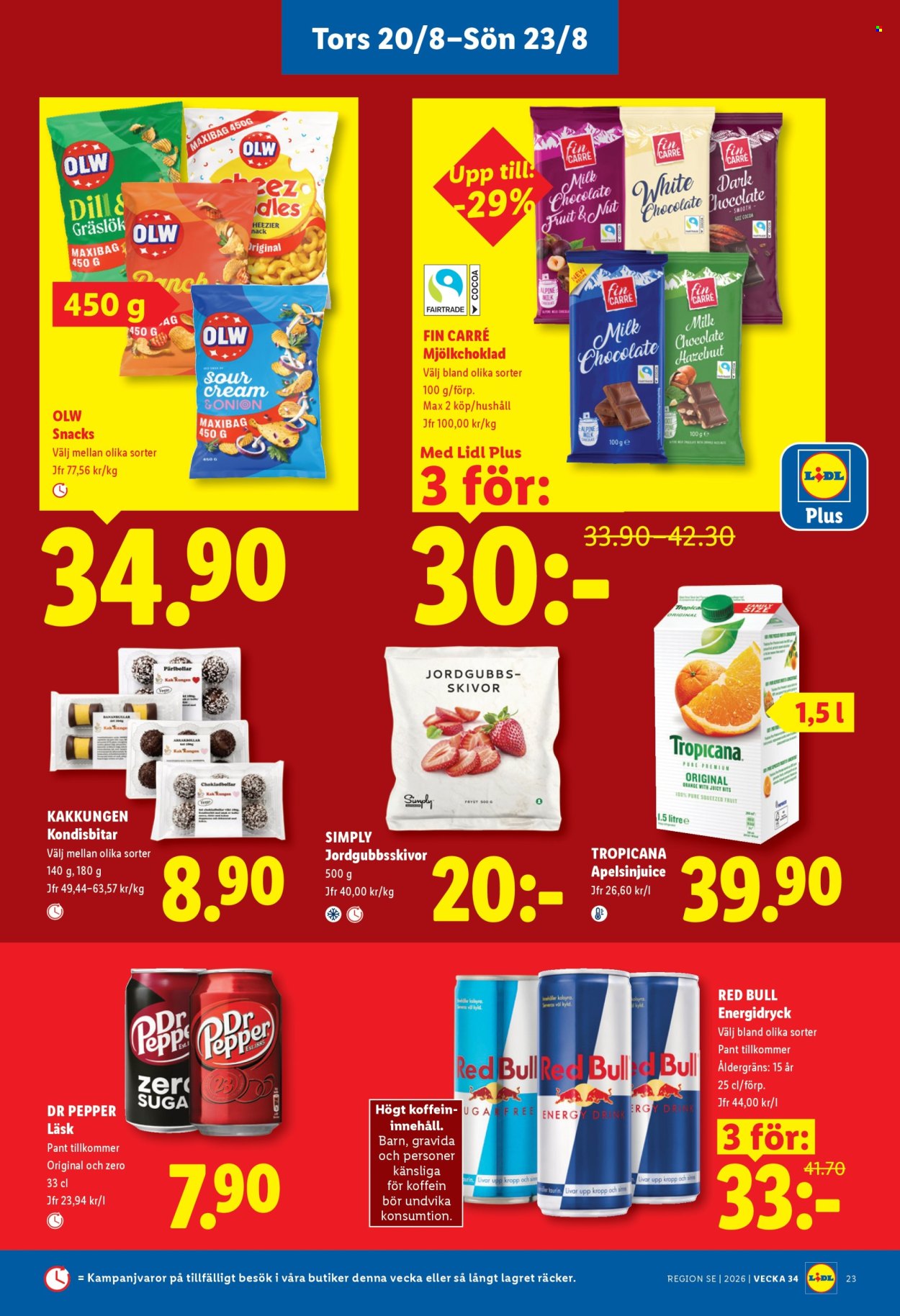 Lidl reklamblad - 17/8 2026 - 23/8 2026. Sida 28