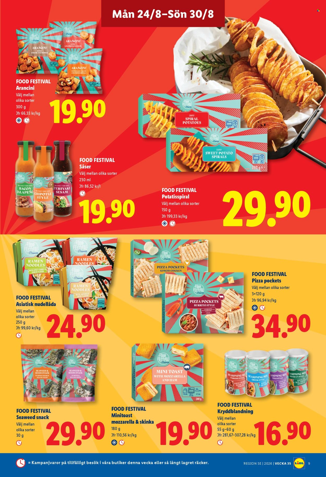 Lidl reklamblad - 24/8 2026 - 30/8 2026. Sida 9