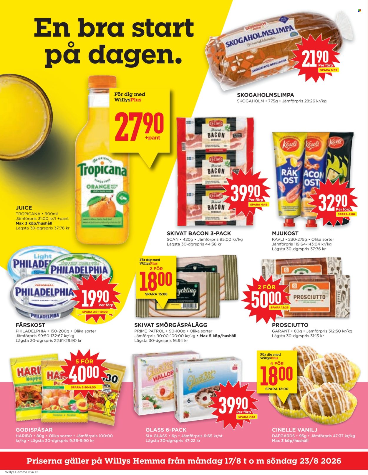 Willys reklamblad - 17/8 2026 - 23/8 2026. Sida 2