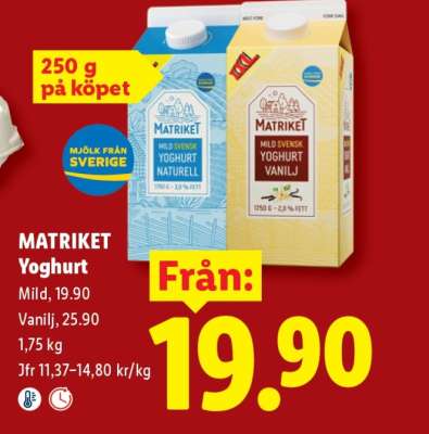 MATRIKET Yoghurt