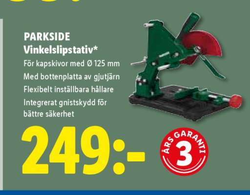 PARKSIDE Vinkelslipstativ