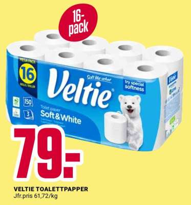 VELTIE TOALETTPAPPER