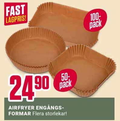 AIRFRYER ENGÅNGSFORMAR
