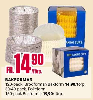 Bakformar