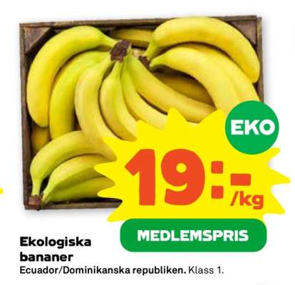 Ekologiska Bananer