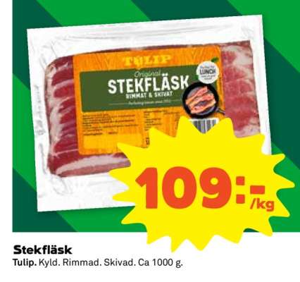 Stekfläsk