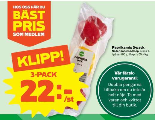 Paprikamix 3-pack