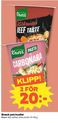 Snack pot/nudlar