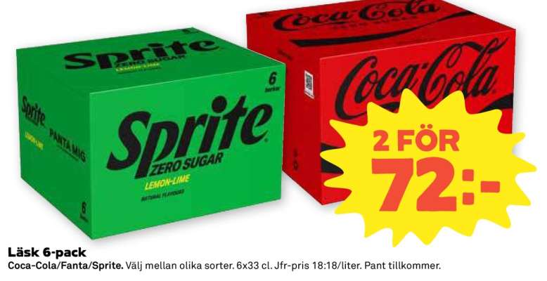 LÄSK 6-PACK