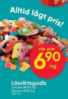 Lösviktsgodis
