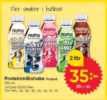 Proteinmilkshake Propud