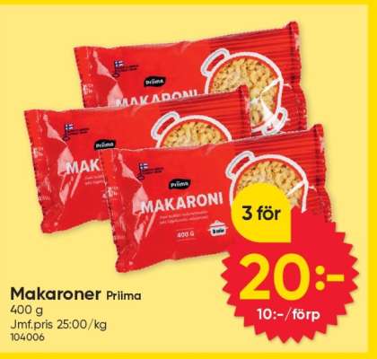 Makaroner PRIIMA