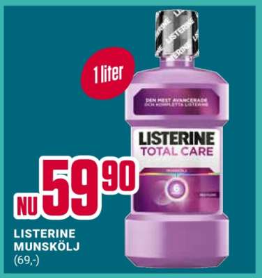 LISTERINE MUNSKÖLJ