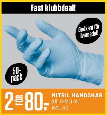 NITRIL HANDSKAR
