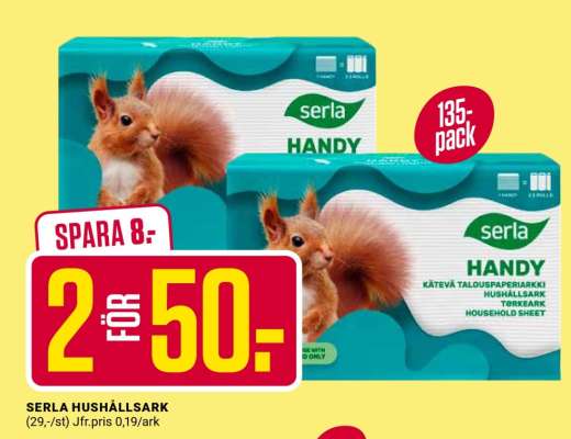 SERLA HUSHÅLLSARK
