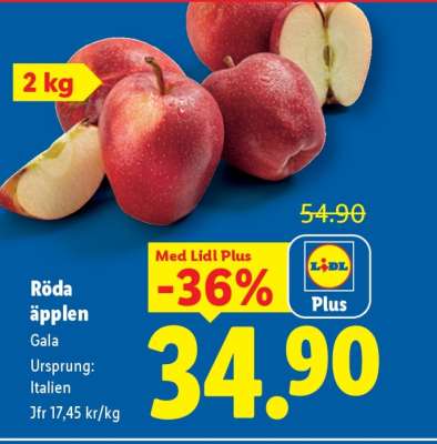 Röda äpplen
