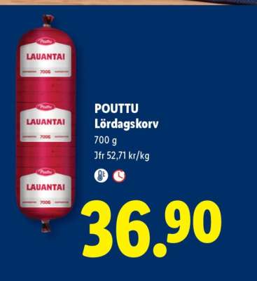 Pouttu lördagskorv