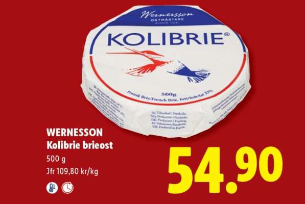 WERNESSON Kolibrie brieost