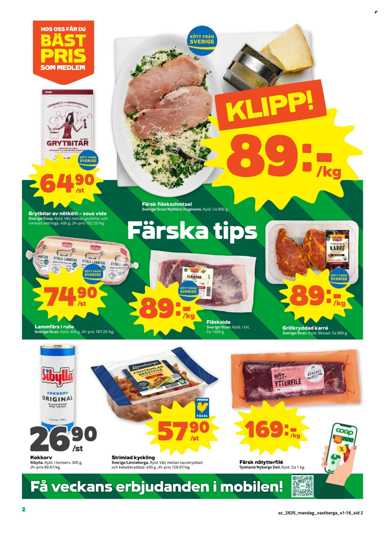 Stora Coop reklamblad - 24/8 2026 - 30/8 2026. Sida 2