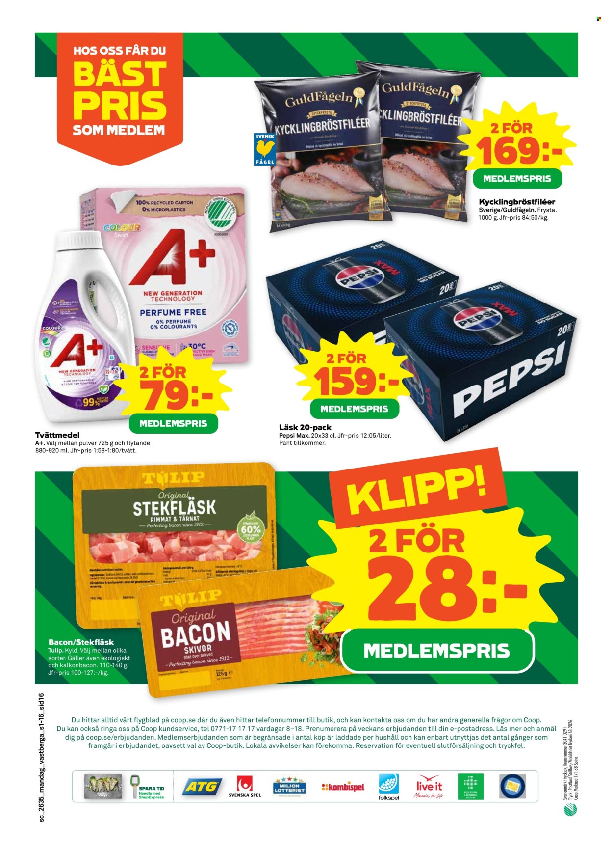 Stora Coop reklamblad - 24/8 2026 - 30/8 2026. Sida 16