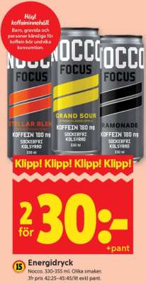 NOCCO Energidryck