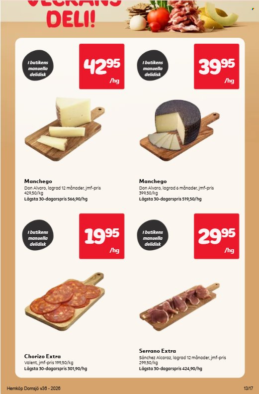 Hemköp reklamblad - 31/8 2026 - 6/9 2026. Sida 13