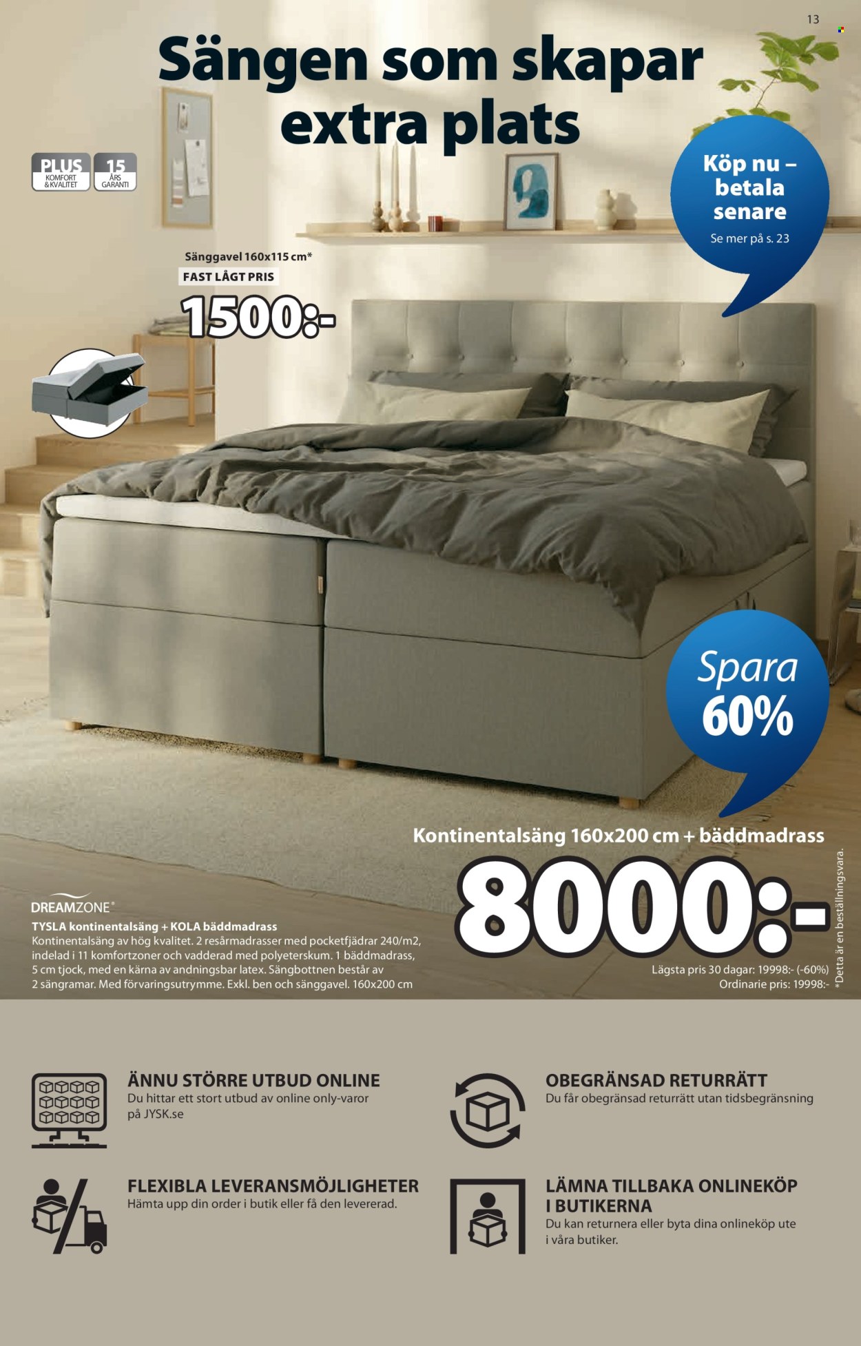 JYSK reklamblad - 7/9 2026 - 19/10 2026. Sida 13