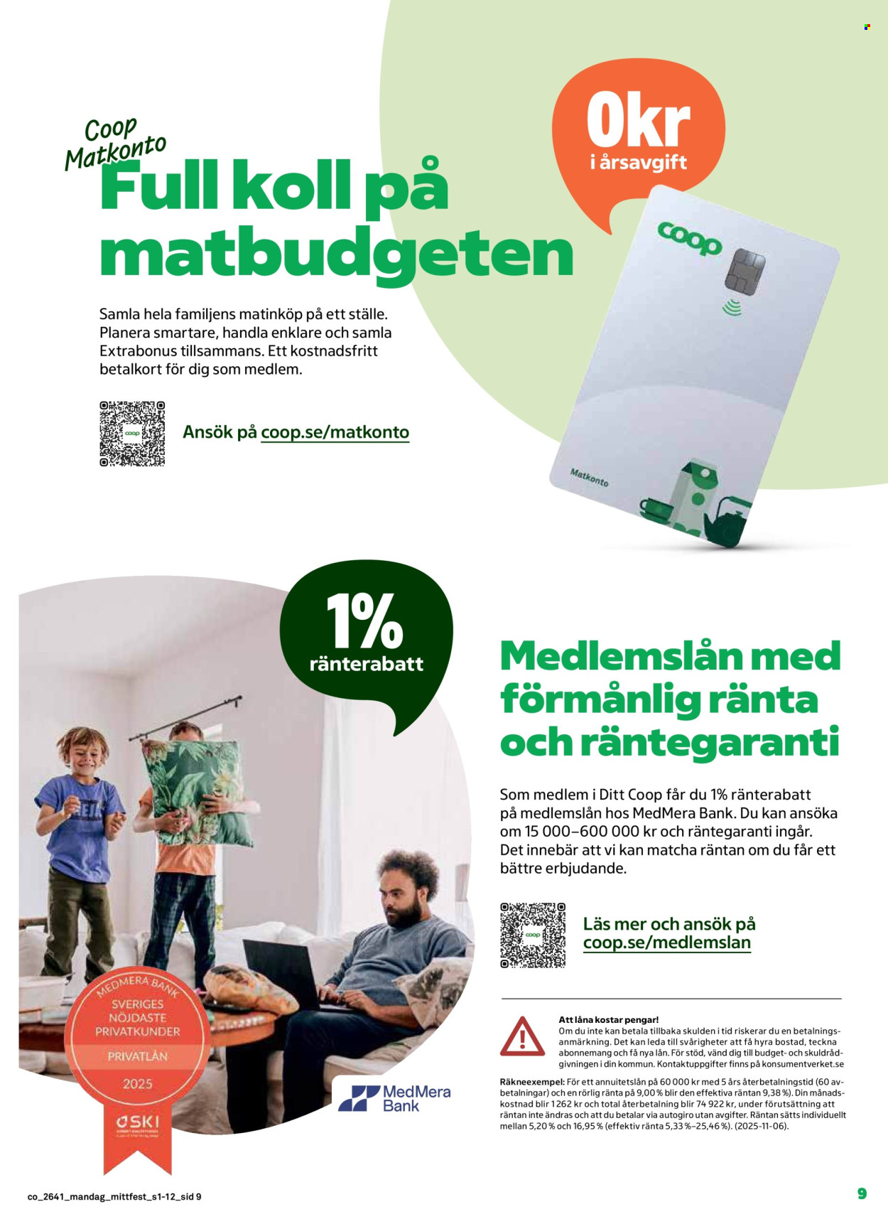 Coop reklamblad - 5/10 2026 - 11/10 2026. Sida 9