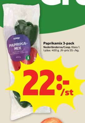 Paprikamix 3-pack