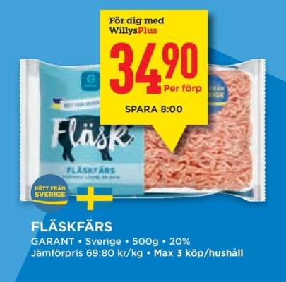 Fläskfärs